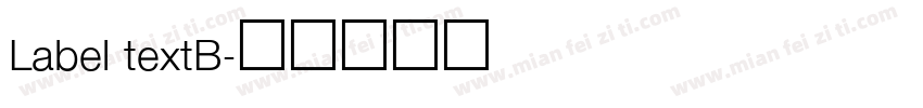 Label textB字体转换